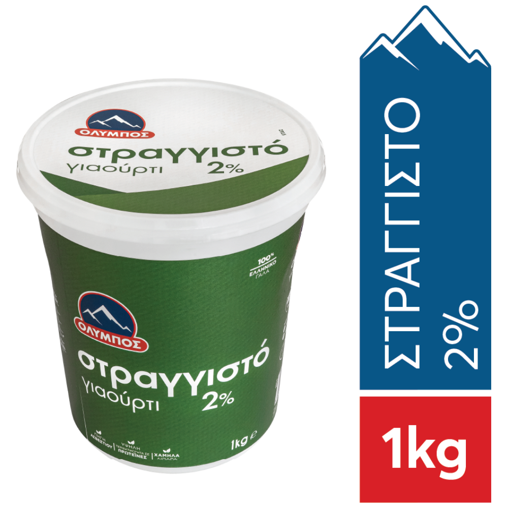 Όλυμπος Γιαούρτι Στραγγιστό 2% 1kg
