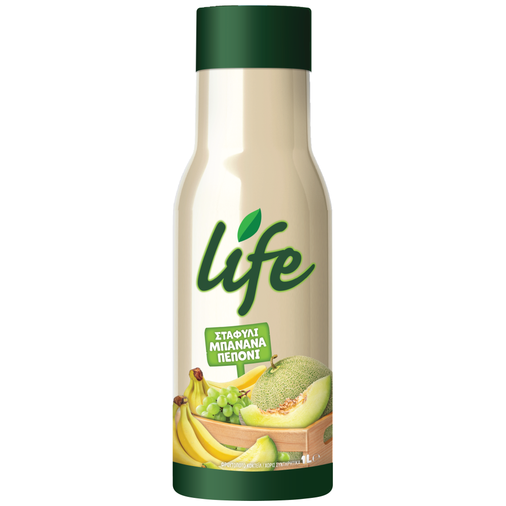 Life Πεπόνι Μπανάνα Σταφύλι Μπ. 1lt