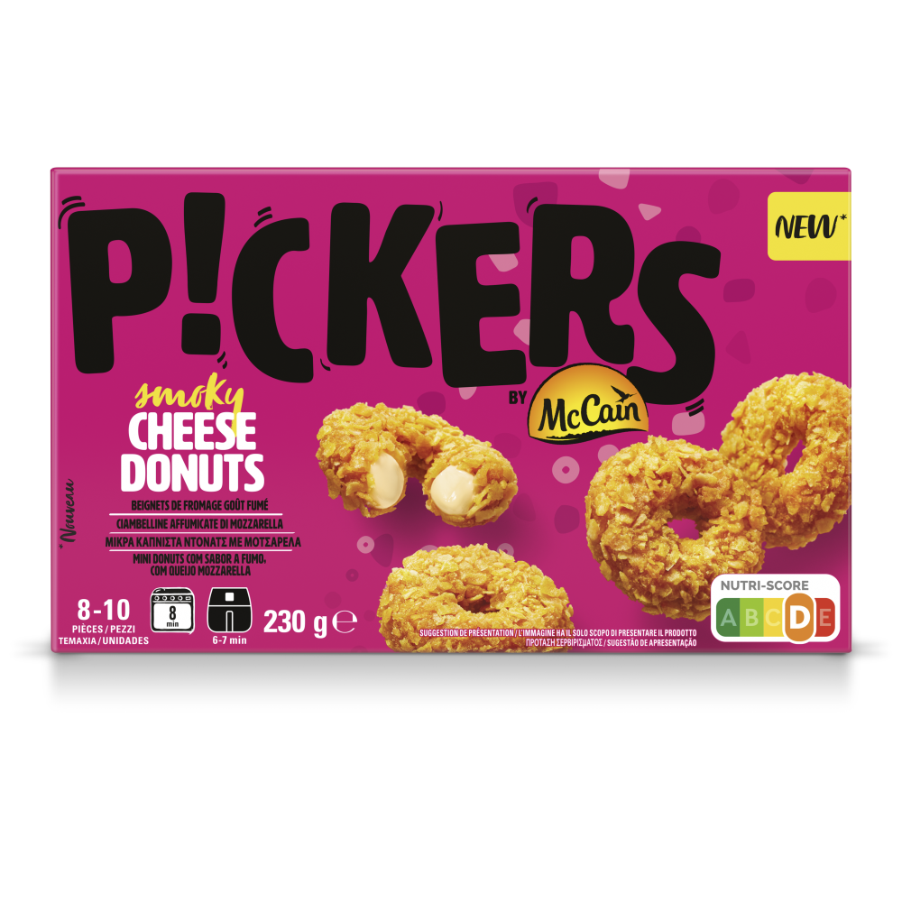 McCain Pickers Smoky Cheese Donat Κατεψυγμένα 230g