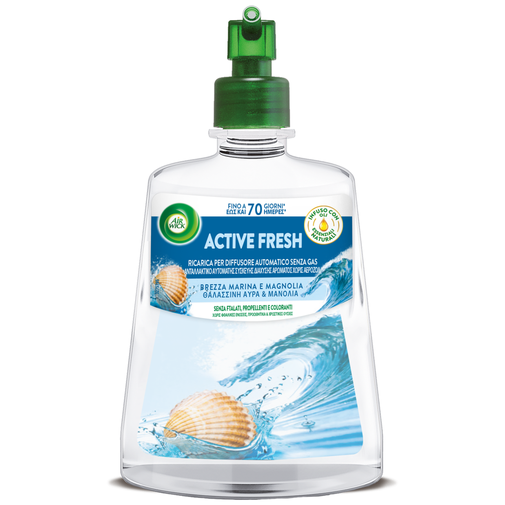 Airwick Active Fresh Θαλασσινή Αύρα & Μανόλια Ανταλλακτικό 228ml