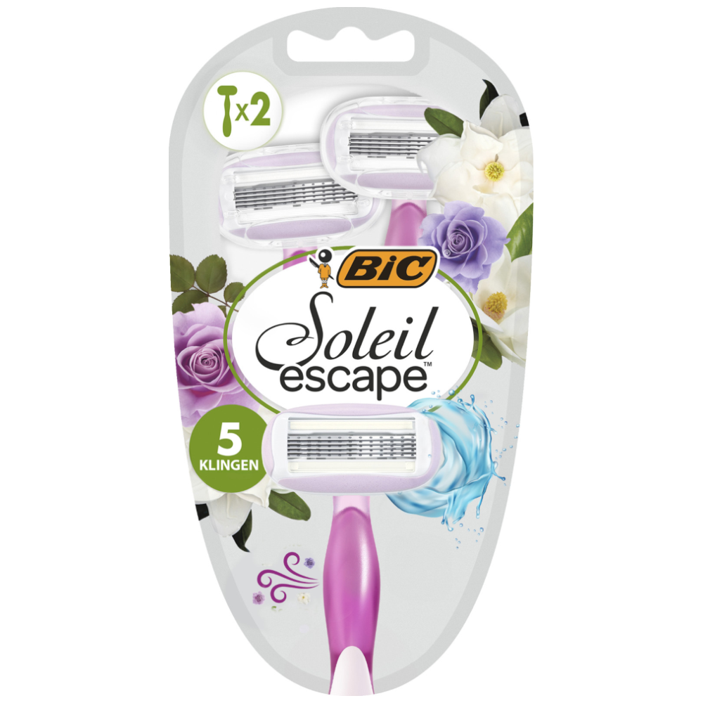 Βic Soleil Escape Rose & Magnolia Ξυραφάκια Μιας Χρήσης