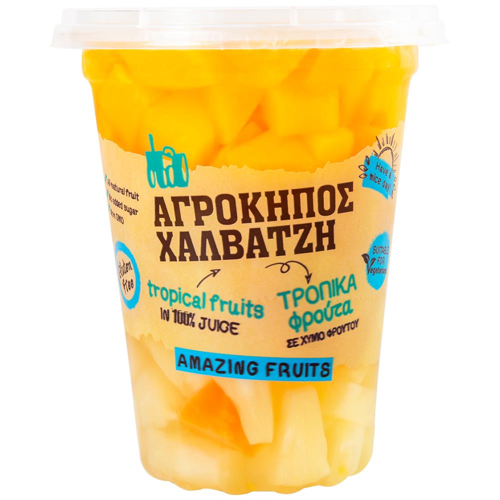 Αγρόκηπος Τροπικά Φρούτα Ποτήρι 400gr