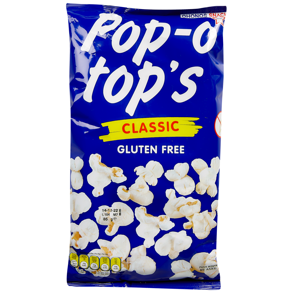 Pop-O-Top's Classic Χωρίς Γλουτένη 85gr