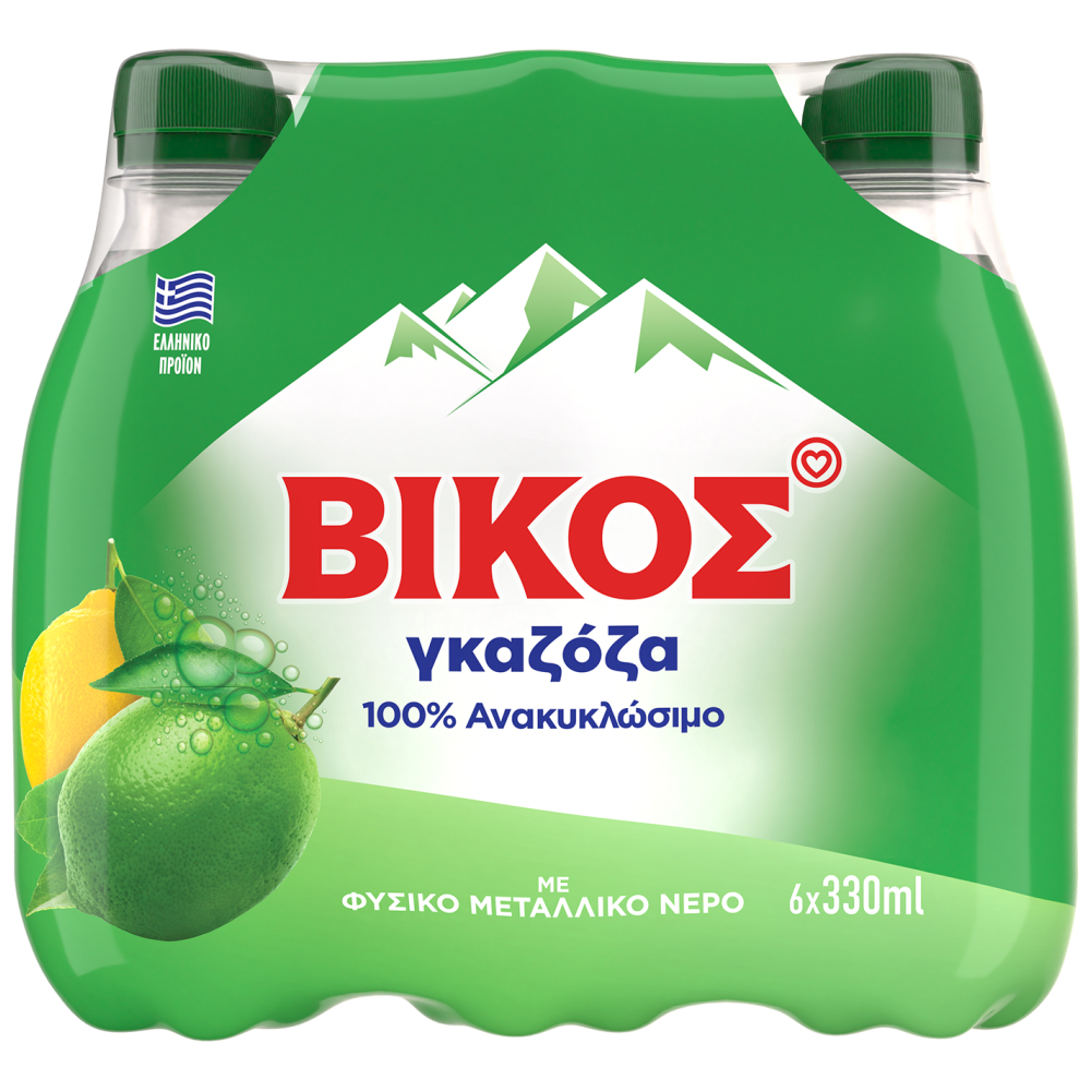 Βίκος Γκαζόζα 330ml 6τεμ