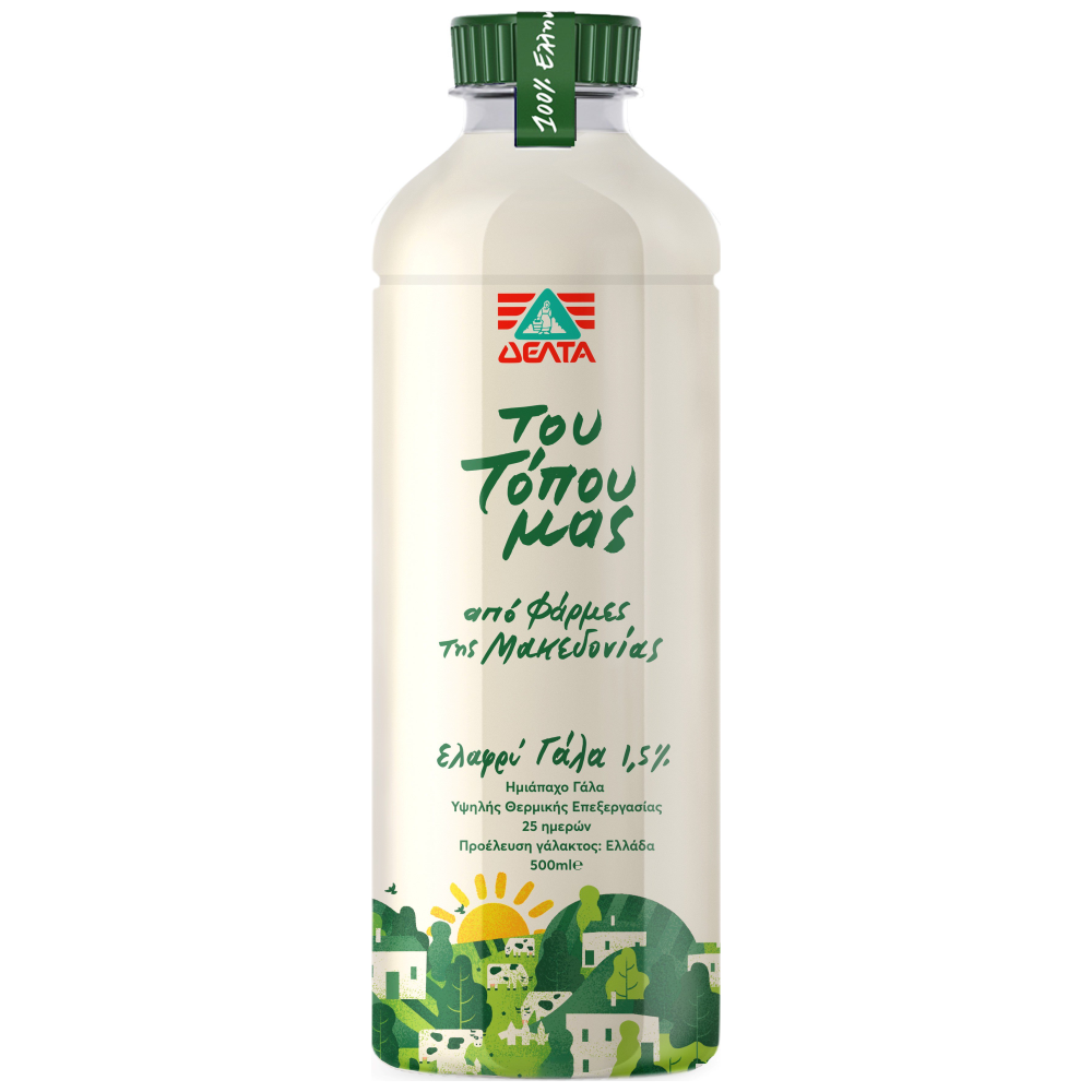 ΔΕΛΤΑ Του Τόπου Μας Ελαφρύ 500ml