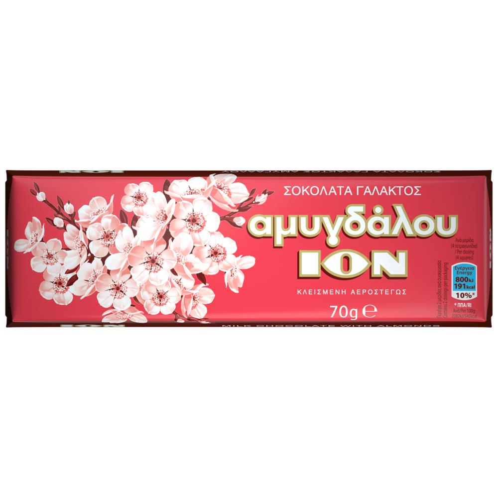 ΙΟΝ Σοκολάτα Αμυγδάλου 70gr