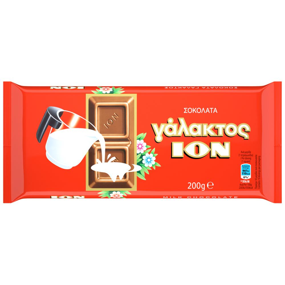 ΙΟΝ Σοκολάτα Γάλακτος 200gr