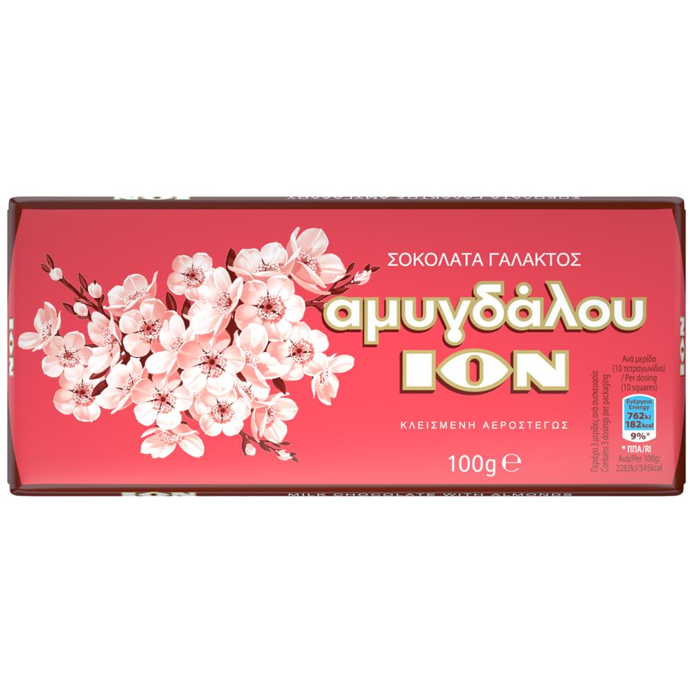 ΙΟΝ Σοκολάτα Αμυγδάλου 100gr