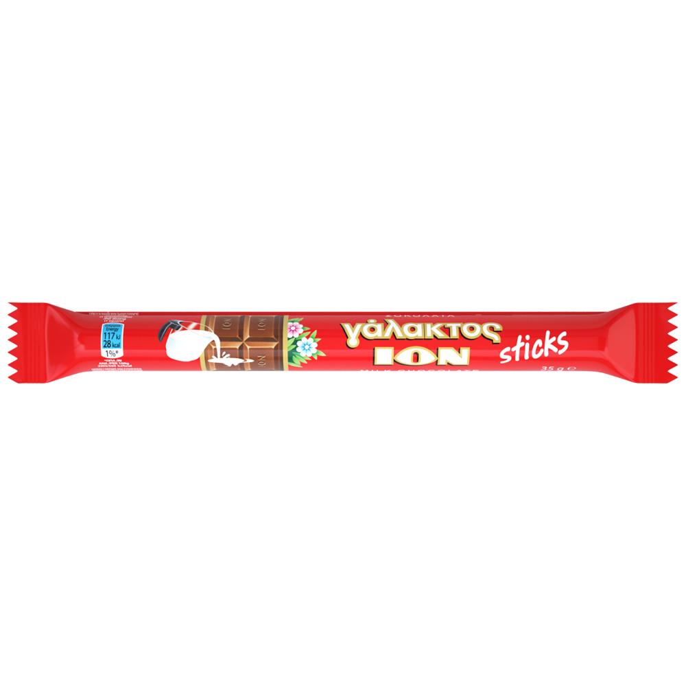 ΙΟΝ Σοκολάτα Γάλακτος Sticks 35gr