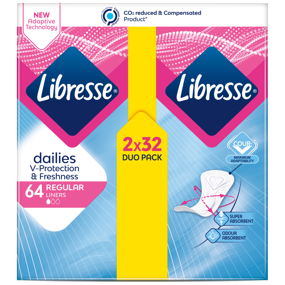 Libresse Σερβιετάκια Dailyfresh Normal 64τεμ