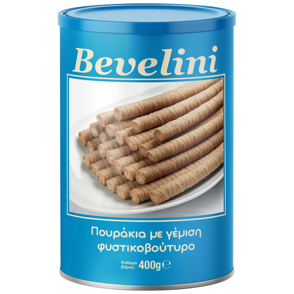 Bevelini Πουράκι Με Φυστικοβούτυρο 400gr