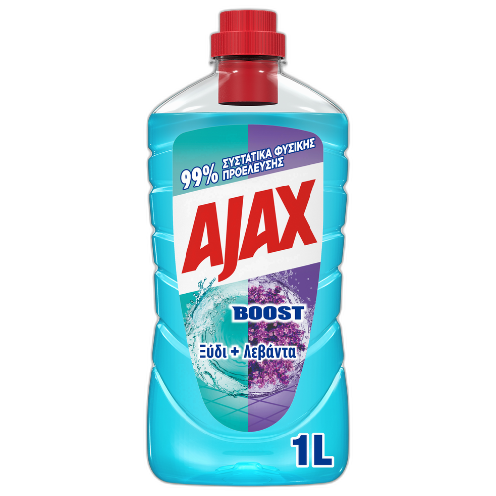 Ajax Boost Ξίδι και Λεβάντα Καθαριστικό Πατώματος 1000ml