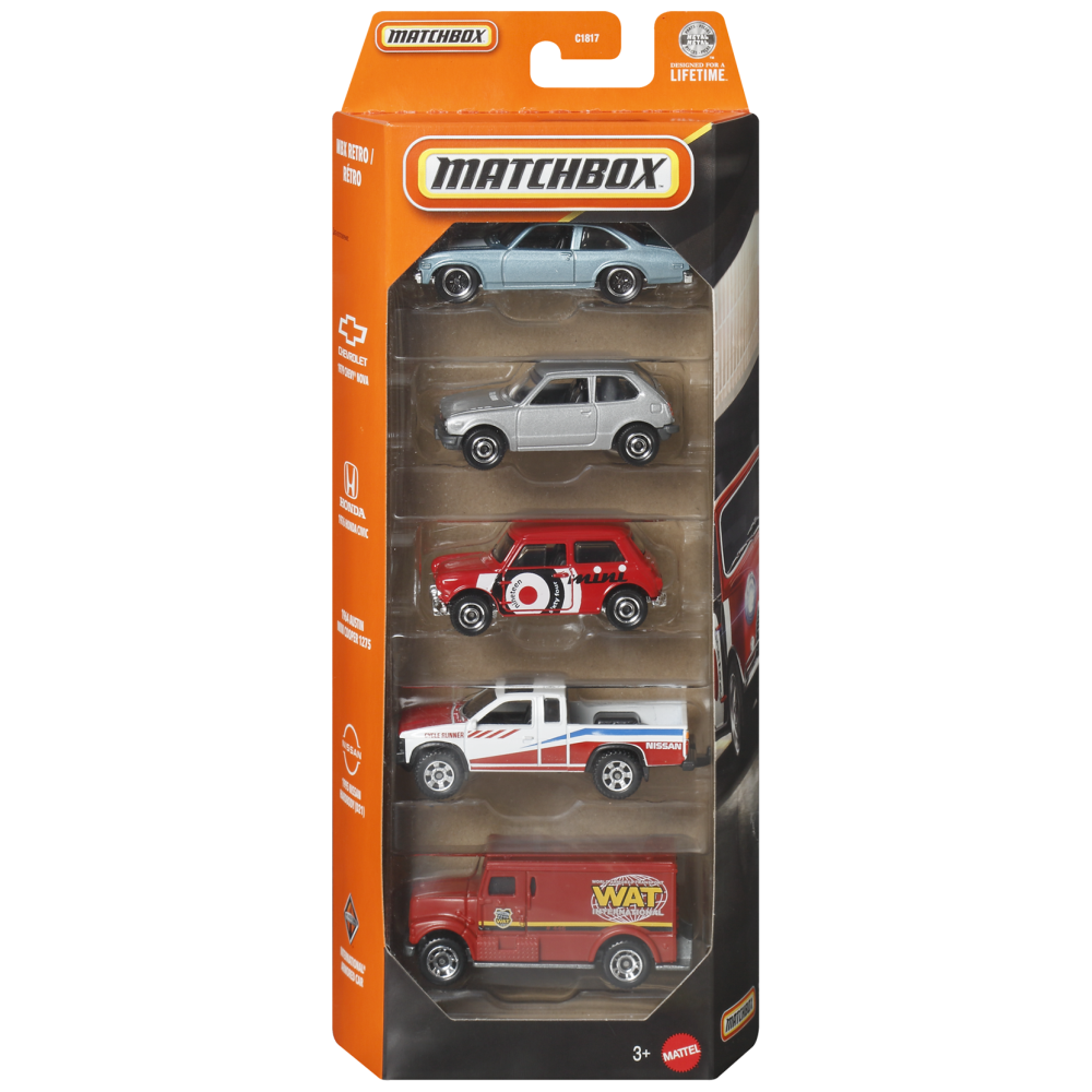 Matchbox Αυτοκινητάκι Σετ 5τεμαχίων