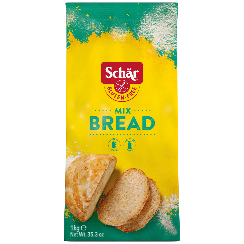Schar Μείγμα Αλεύρων Για Ψωμί Χωρίς Γλουτένη 1kg
