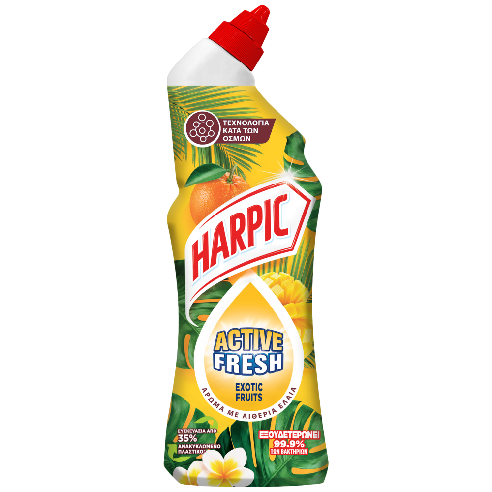 Harpic WC Υγρό Active Fresh Exotic Fruits 750ml