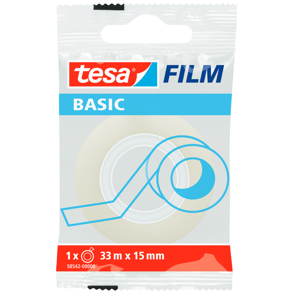 Tesa Basic Transparent Φιλμ 33mx15cm 1τεμάχιο