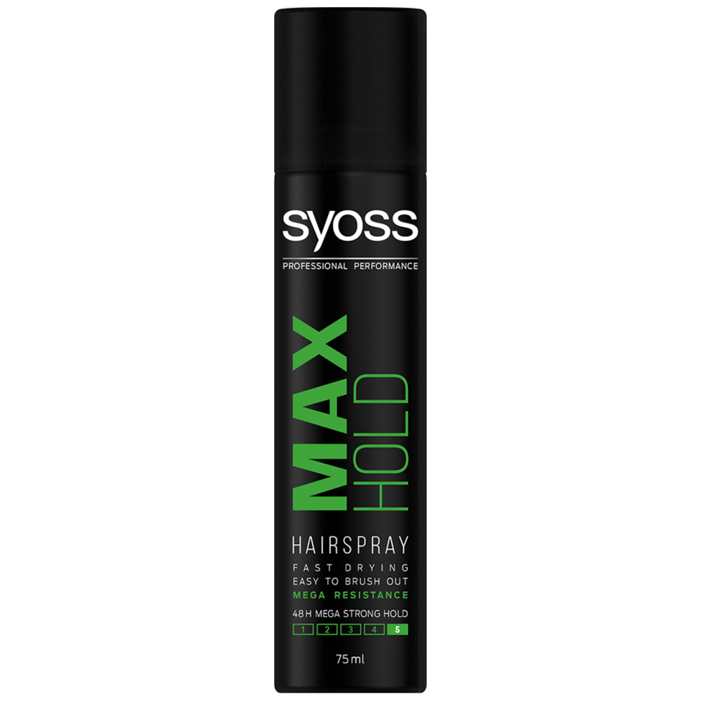 Syoss Λακ Μαλλιών Max Hold Mini 75ml