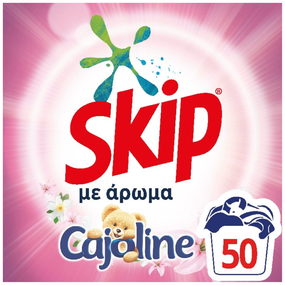 Skip Απορρυπαντικό Πλυντηρίου Ρούχων Σκόνη Cazoline Λίλιουμ 50μεζ 3,250lt