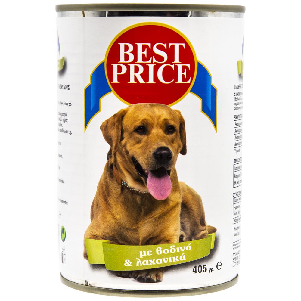 Best Price Κονσέρβα Σκύλου Κρέας-Λαχανικά 405gr
