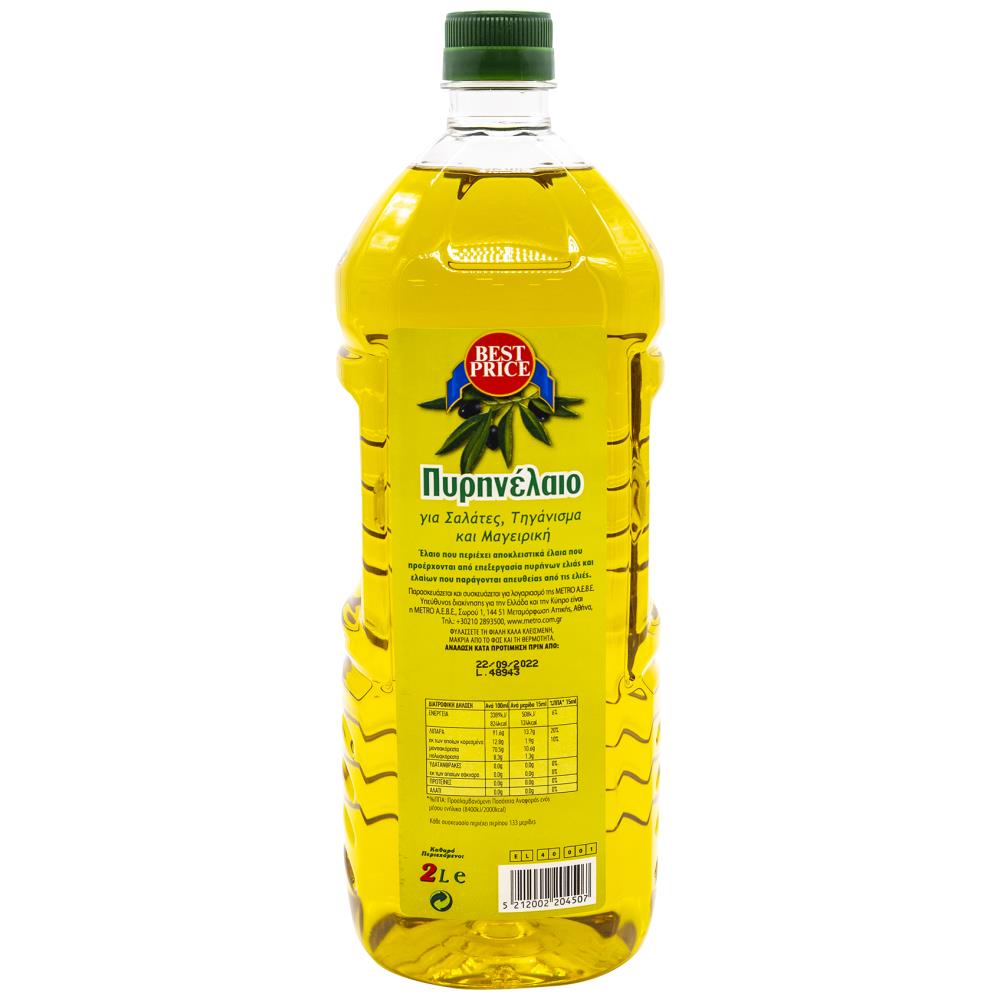 Best Price Πυρηνέλαιο 2lt