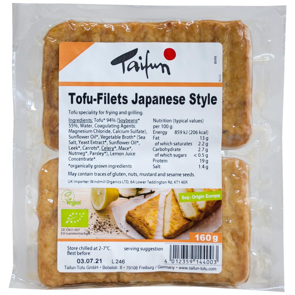 Taifun Γιαπωνέζικο Φιλέτο Τόφου Bio 160gr