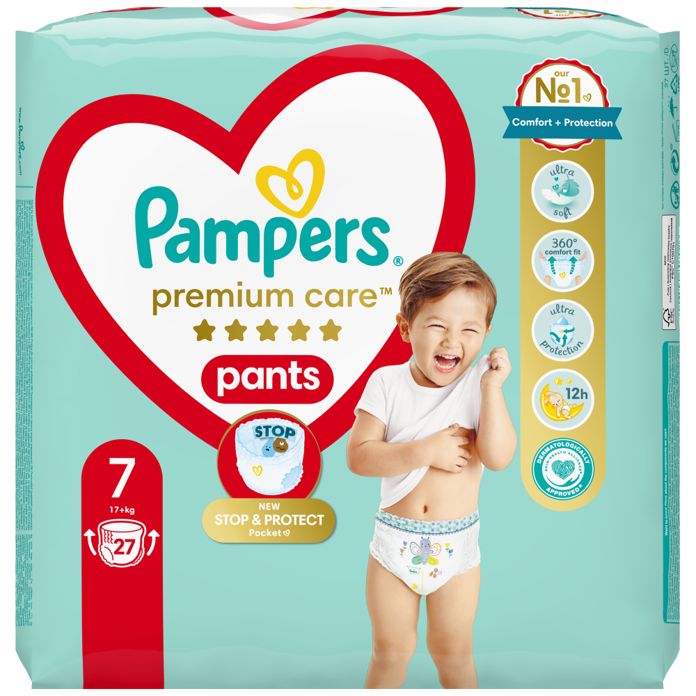Pampers Premium Care Pants N.7 27τεμ