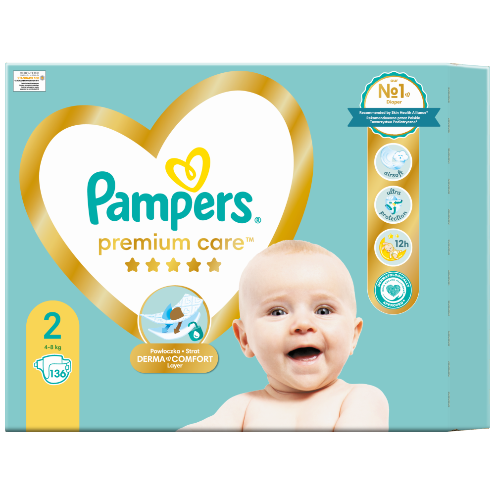 Pampers Premium Care N.2 136τεμ
