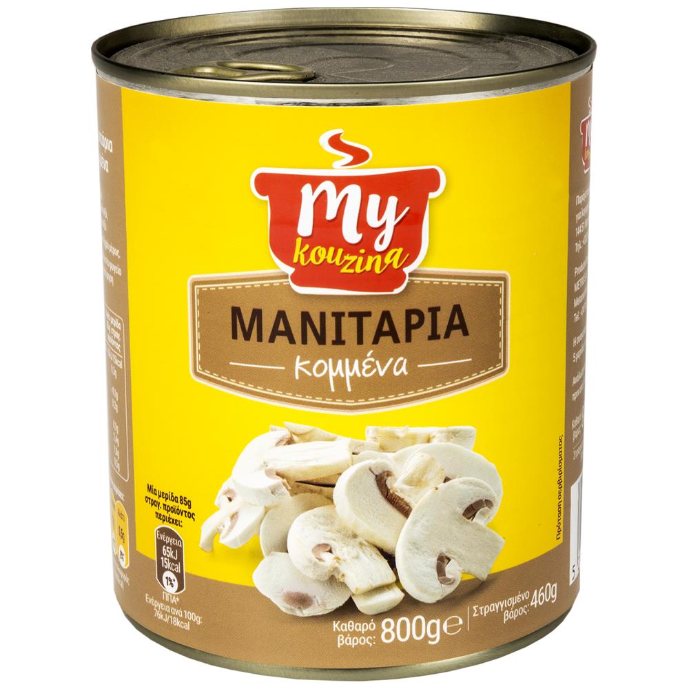 My Kouzina Μανιτάρια Κομμένα 800gr