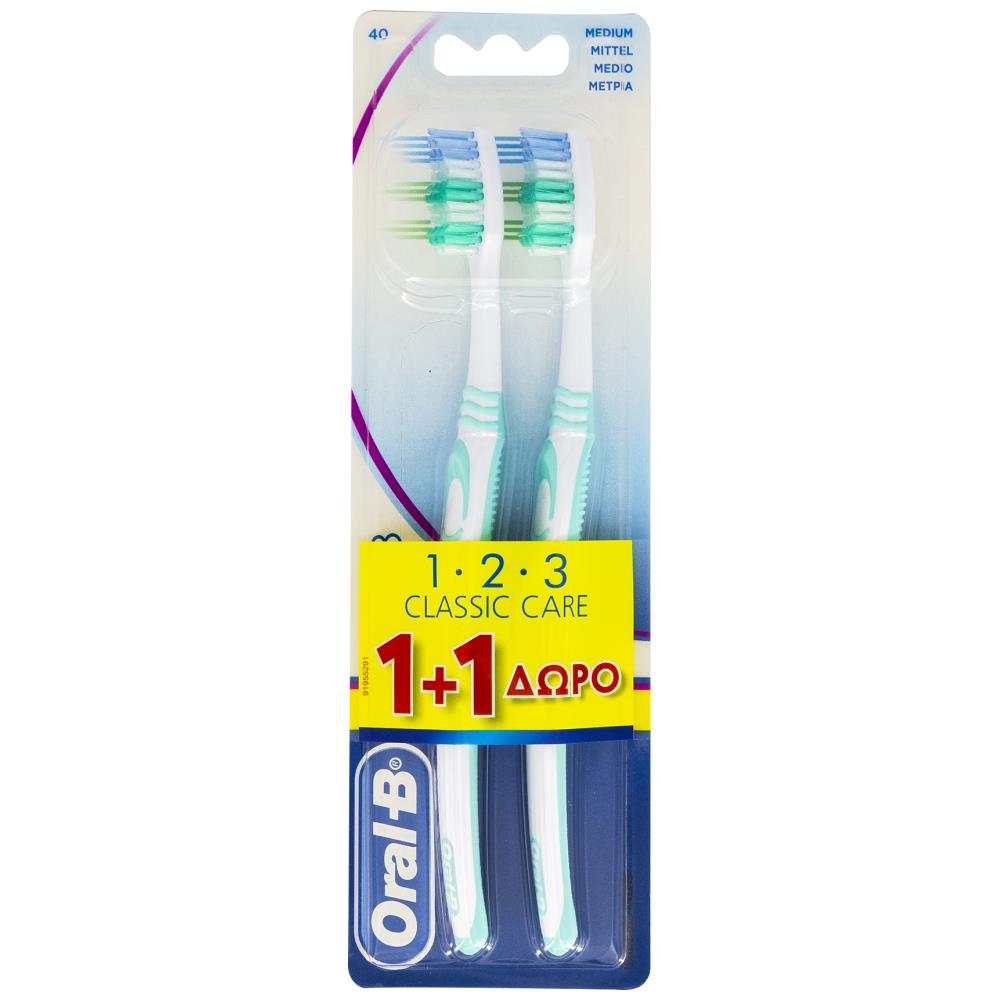 Oral-B 123 Classic Care Οδoντόβουρτσα 40Med