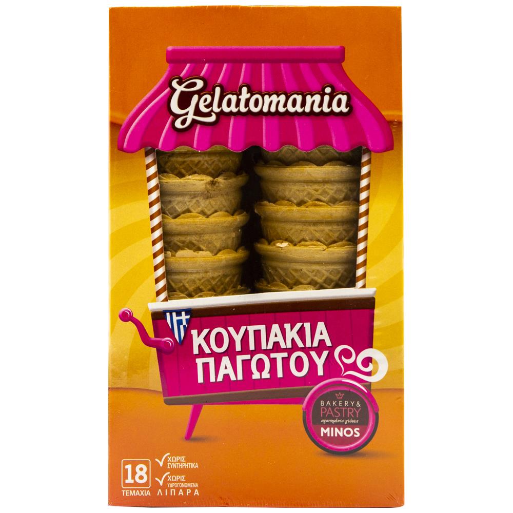 Gelatomania Κουπάκια Παγωτού 18Τεμάχια