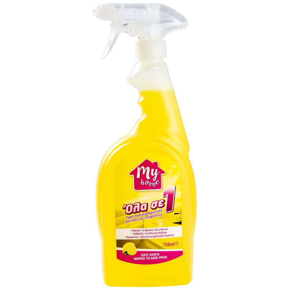 My Home Ολα Σε 1 Πολυκαθαριστικό Spray Αντλία 750 ml