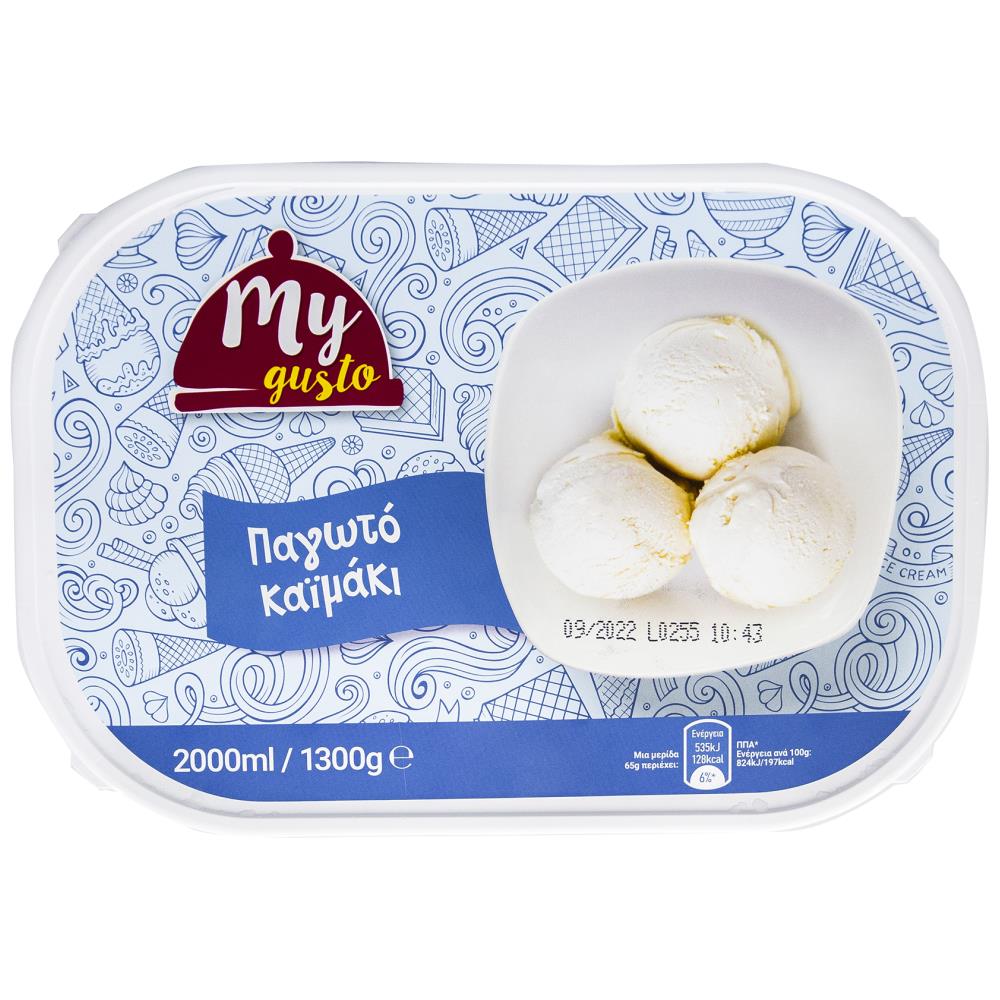 My Gusto Παγωτό Καϊμάκι 1300gr