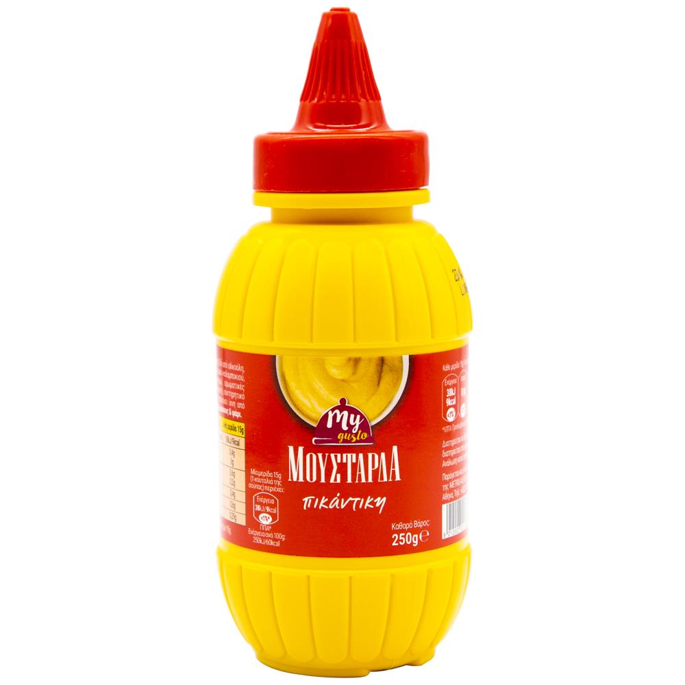 My Gusto Μουστάρδα Πικάντικη 250gr