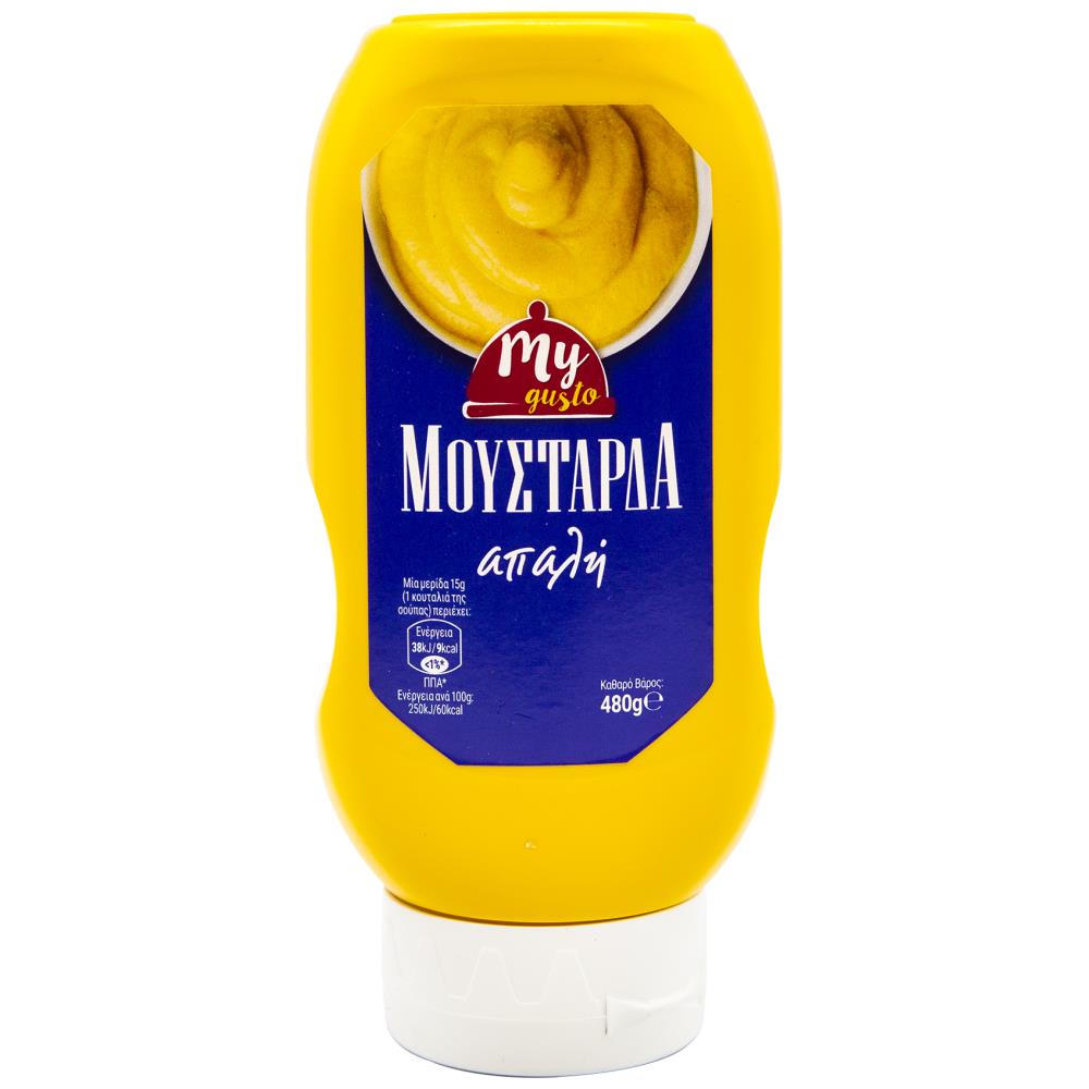 My Gusto Μουστάρδα Top Down 480gr