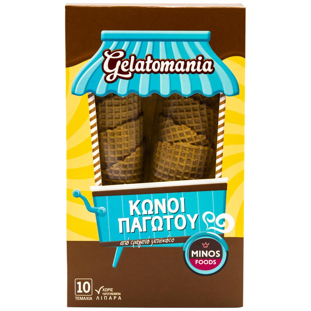 Gelatomania Κώνοι Παγωτού 9Τεμάχια