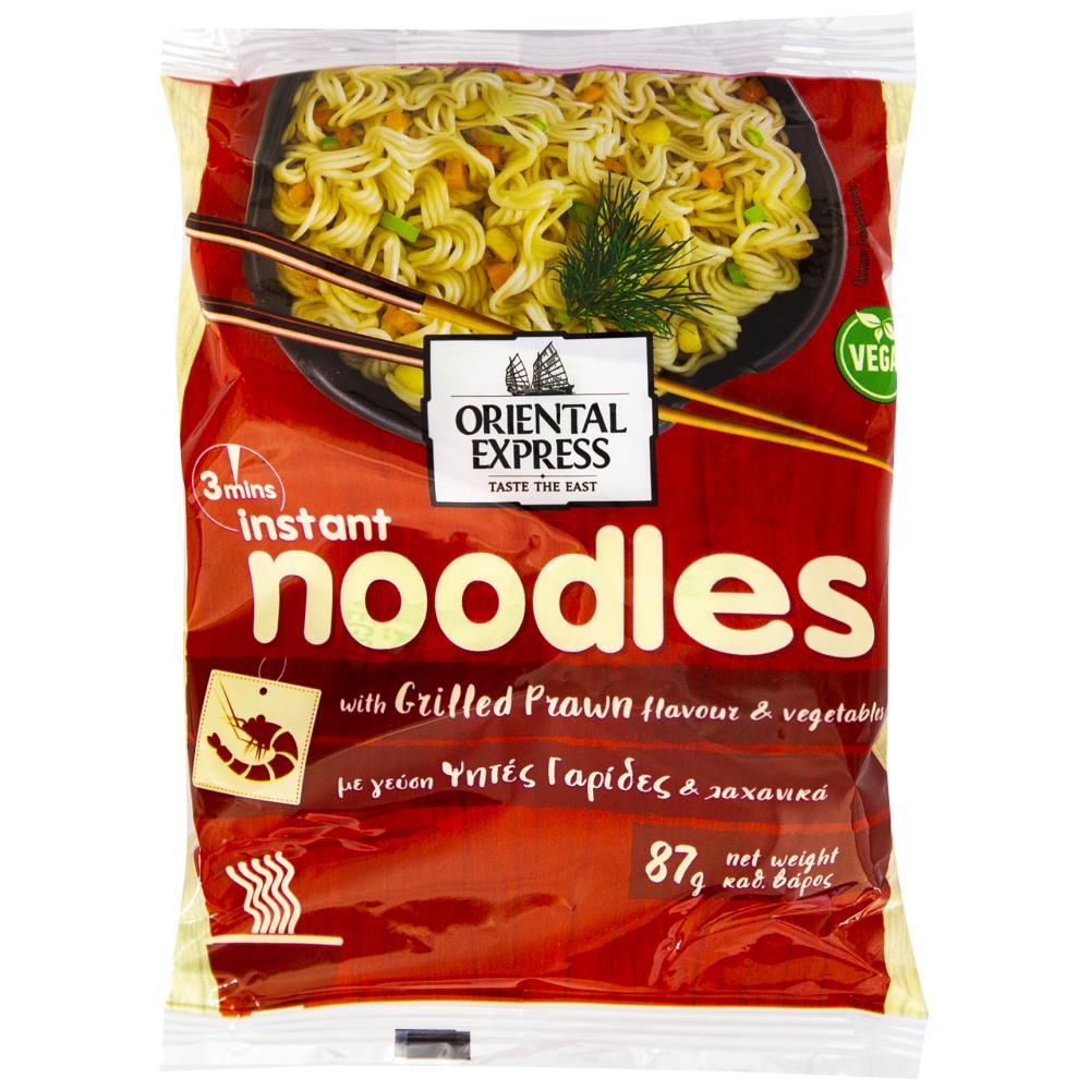 Oriental Express Noodles Γαρίδες 87gr