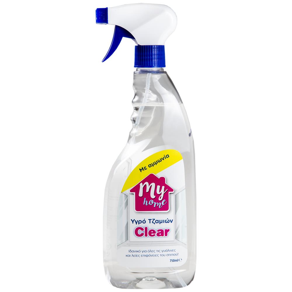 My Home Υγρό Τζαμιών Clear Αντλία 750ml