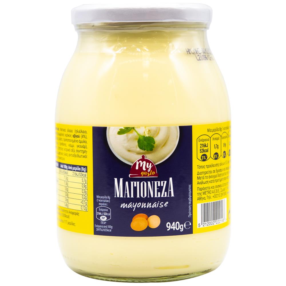 My Gusto Μαγιονέζα 940gr