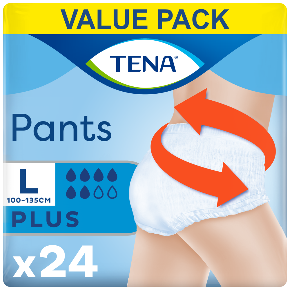 Tena Pants Plus Large Εσώρουχα Ακράτειας 24τεμ