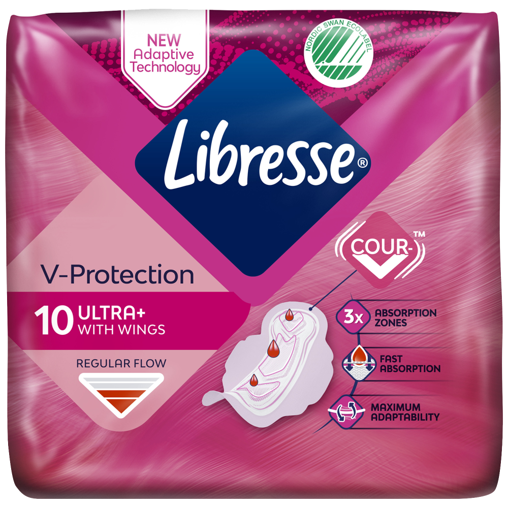 Libresse Σερβιέτες Ultra Regular 10τεμ.