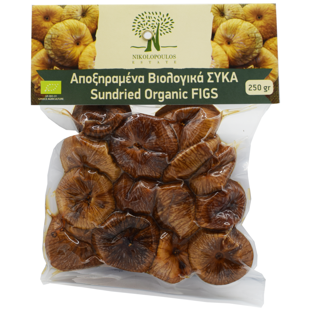 Nikolopoulos Αποξηραμένα Σύκα Καλαμάτας Bio 250gr