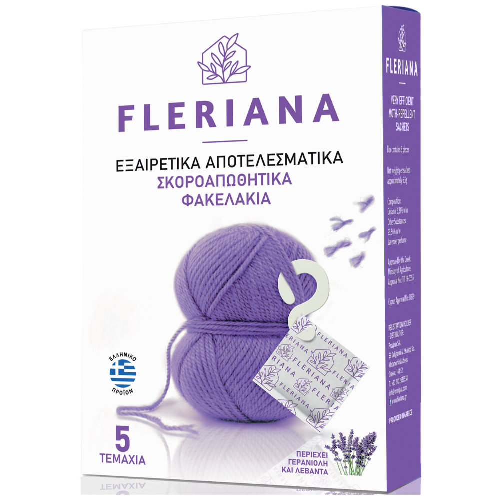 Fleriana Φυσικό Σκοροαπωθητικό 5τεμ