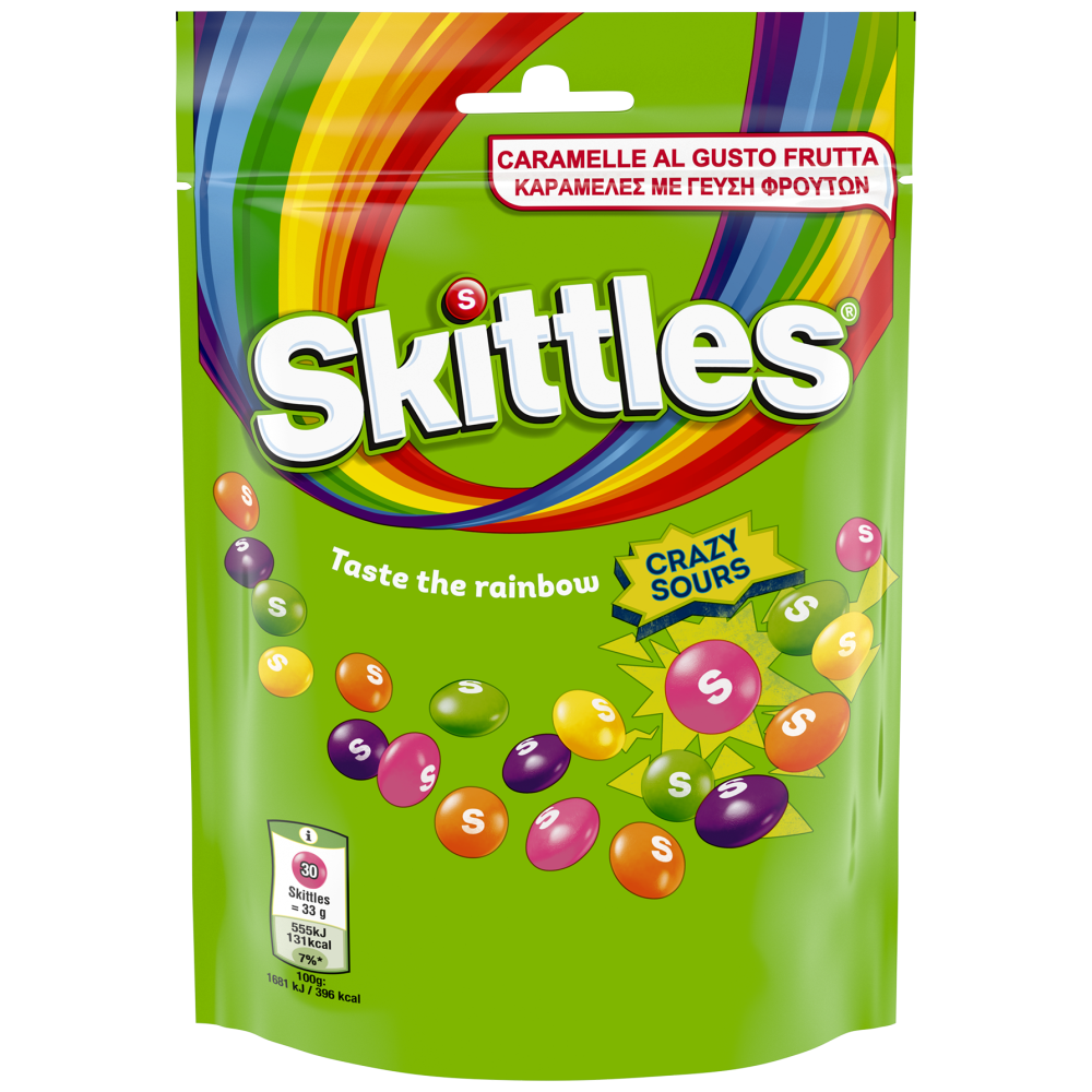 Skittles Sours Candy 136gr