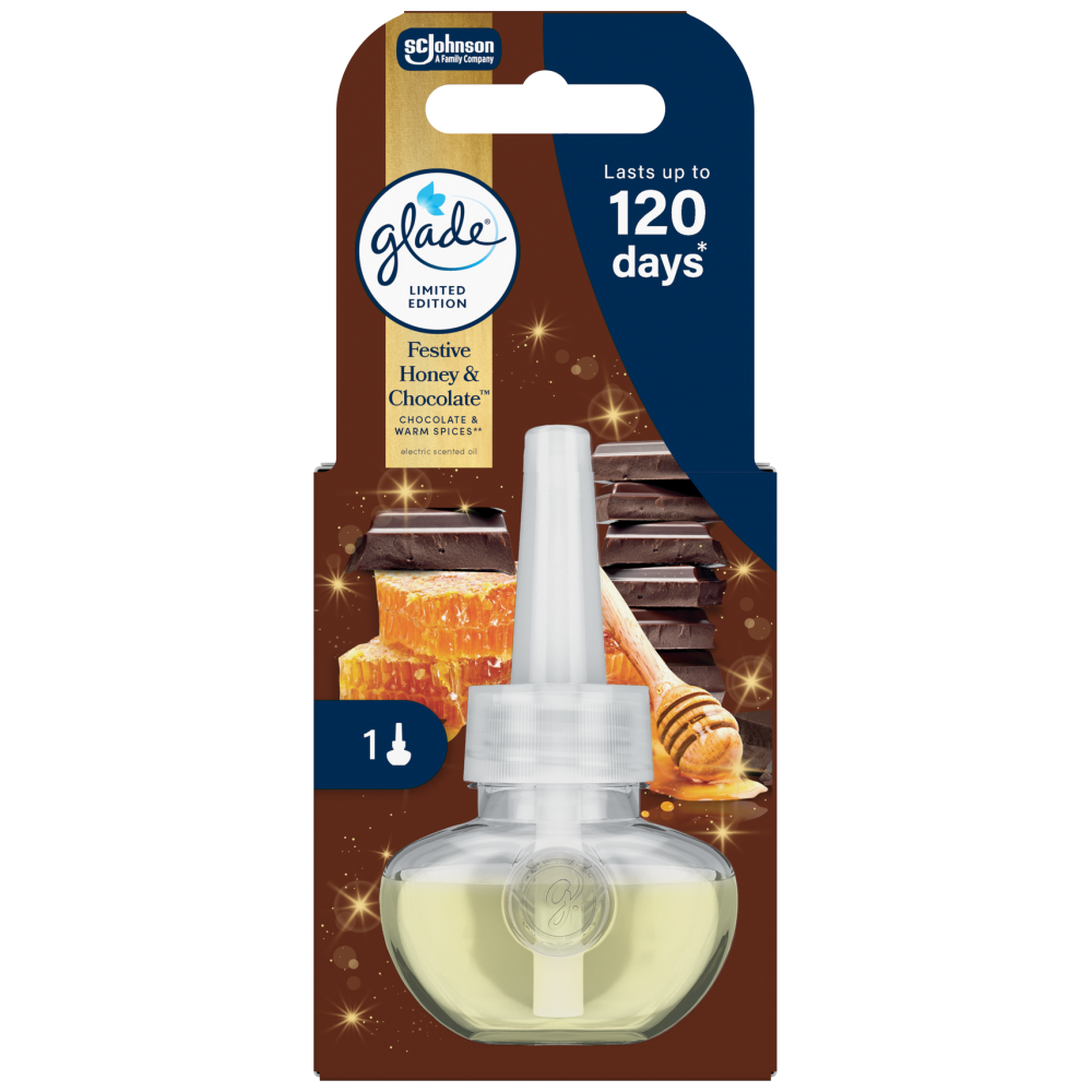 Glade Electric Scented Oil Refill Festive Honey 19ml