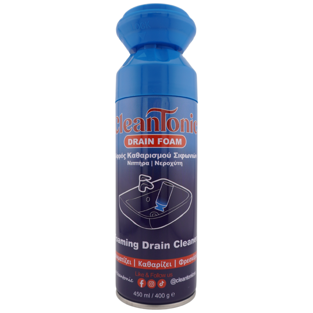 Cleantonic Αφρός Καθαριστικό Σιφωνιών 450ml