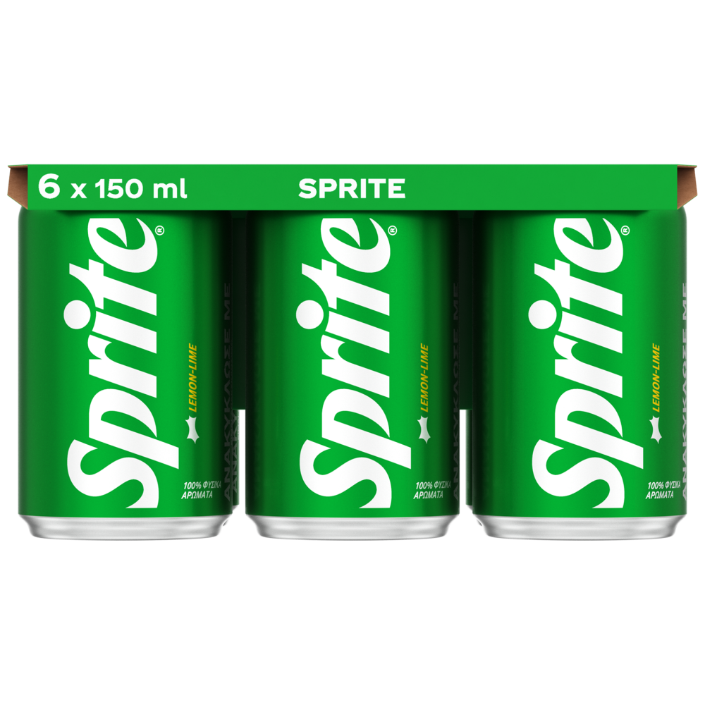 Sprite 150ml 6τεμ