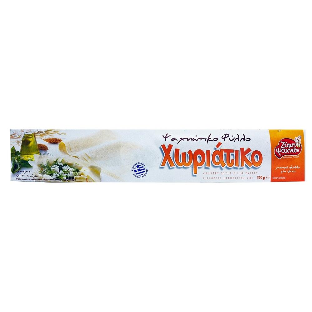 Ζύμη Ψαχνών Φύλλο Χωριάτικο Κατεψυγμένο 500gr