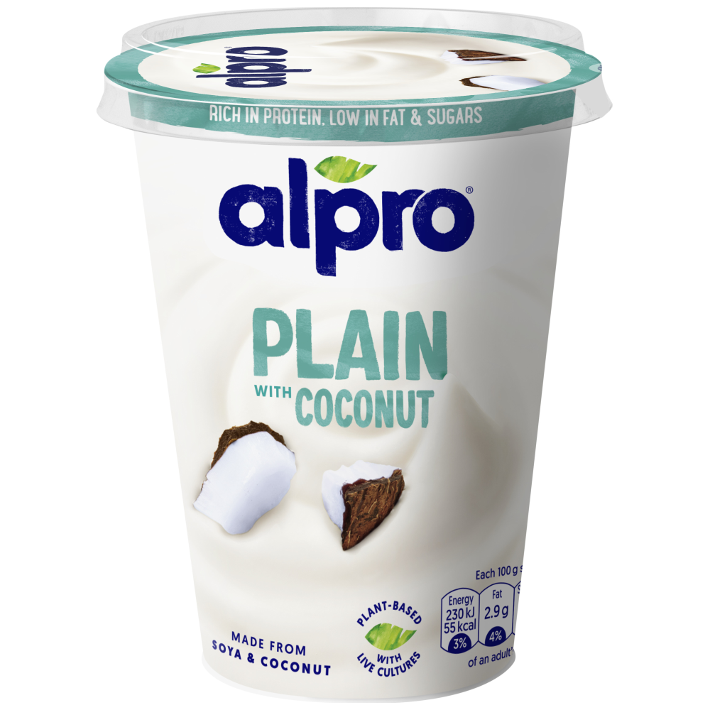 Alpro Φυτικό Επιδόρπιο Πρωτεϊνη Σόγια Καρύδα 500gr