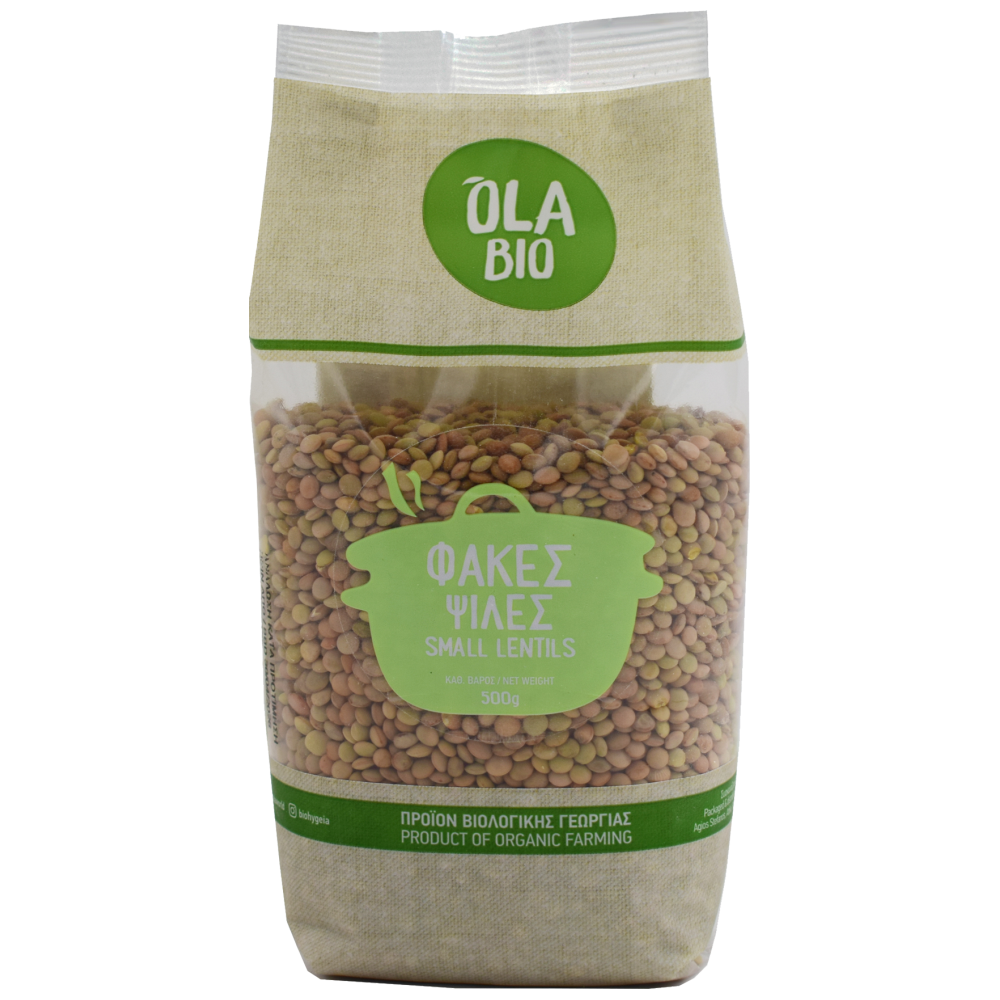 Olo Bio Φακές Ψιλές Ελληνικές Bio 500gr