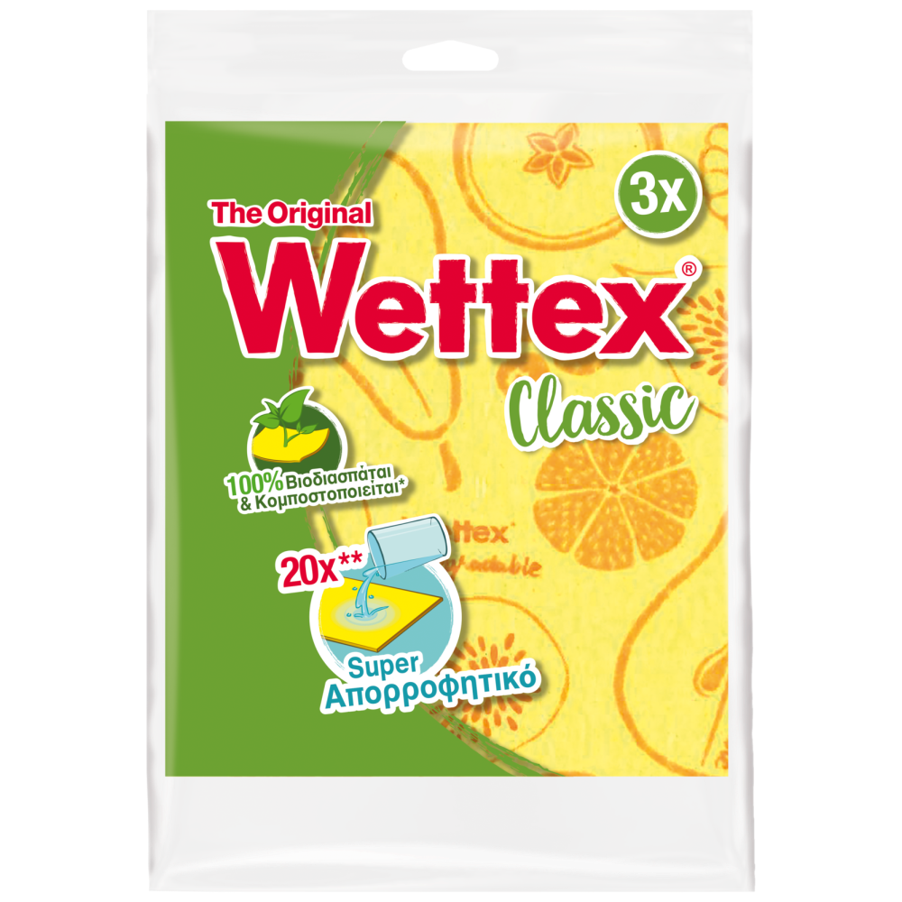 Wettex Απορροφητικό Πετσετάκι Νο 1 3τεμ